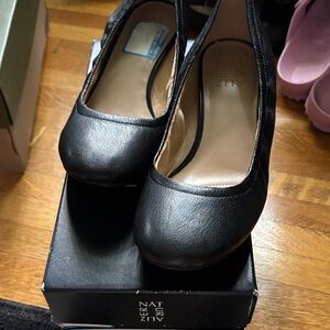 Naturalizer Black Leather Heels